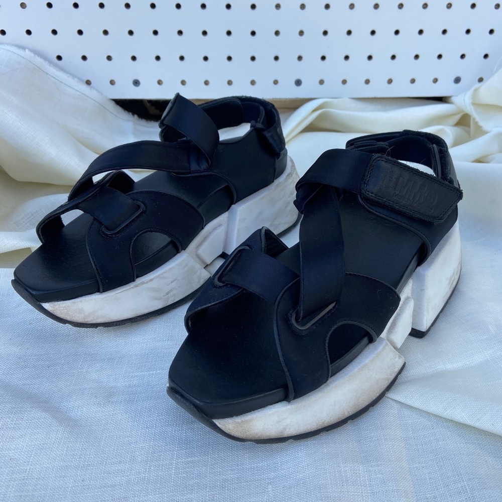 MM6 Maison Martin Margiela Strap Platform Sandals